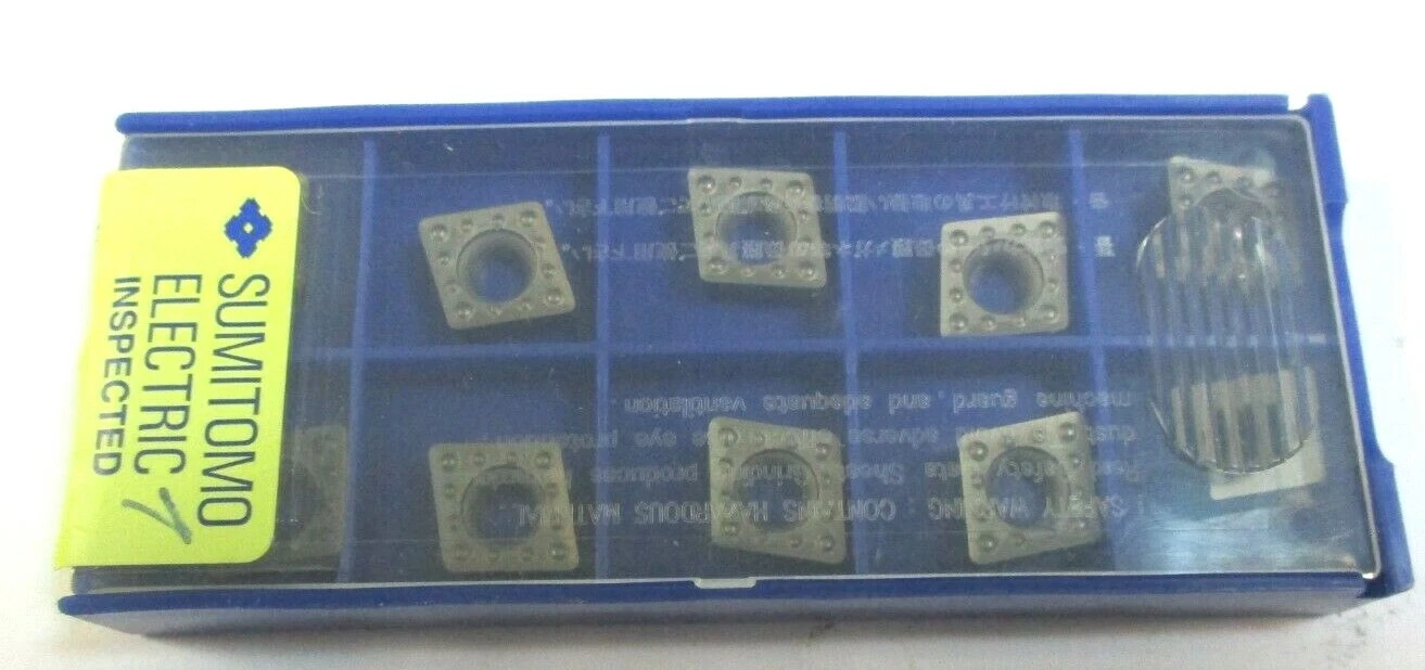 10 SUMITOMO Wendeplatten zum Drehen CCMT 09T308 NUS AC8035P Neu H42917