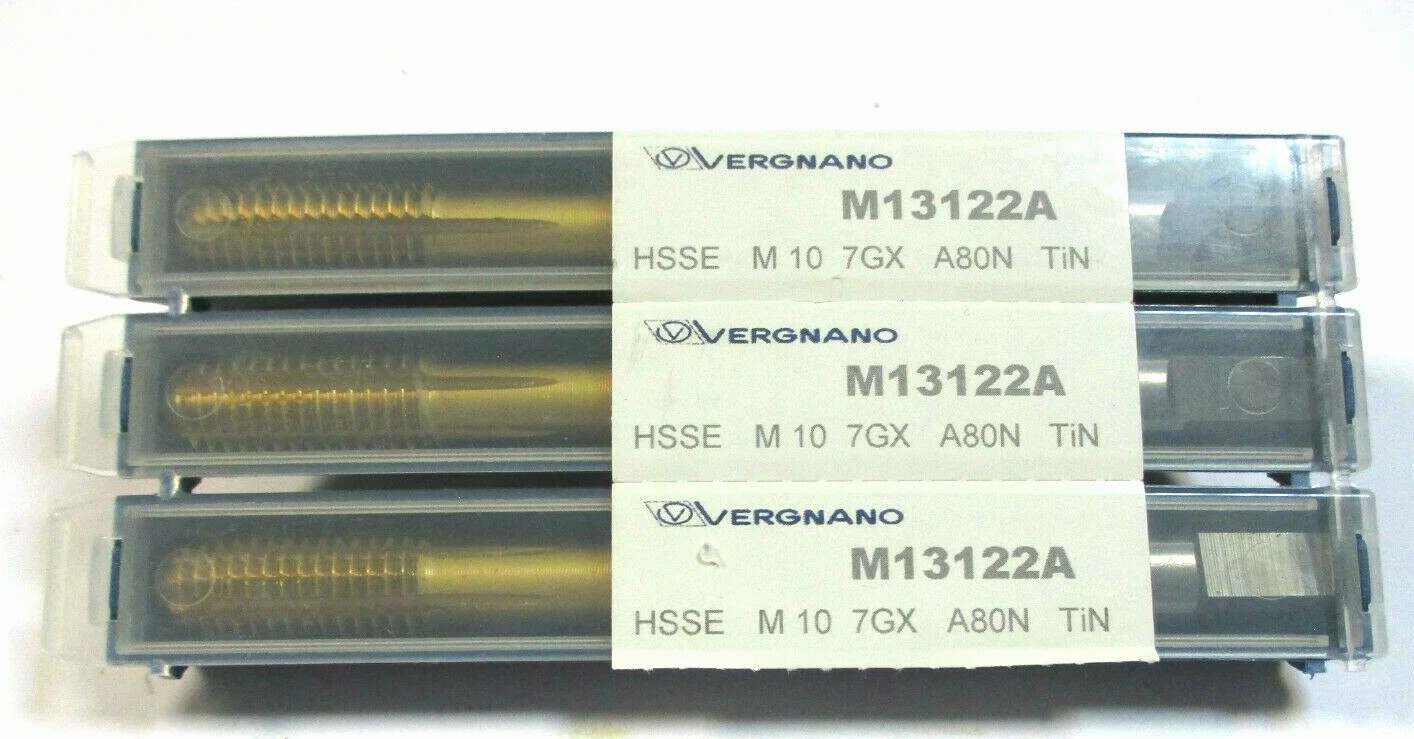 VERGNANO Gewindeformer HSSE A 80 N M10 7GX TiN M13122A Neu P28941