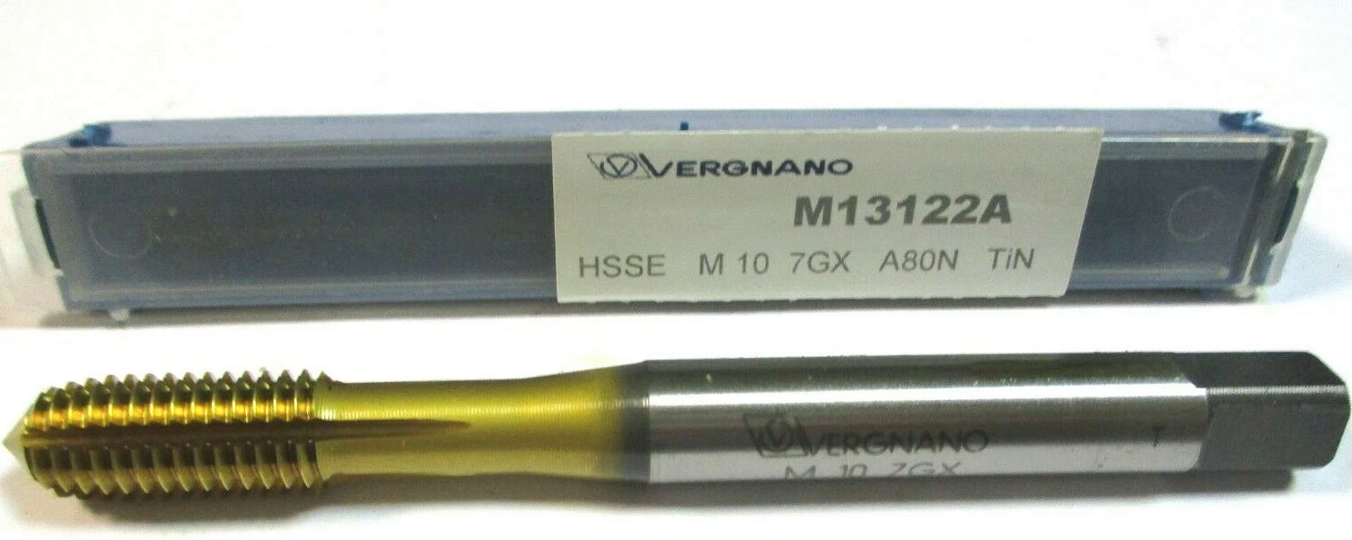 VERGNANO Gewindeformer HSSE A 80 N M10 7GX TiN M13122A Neu P28941