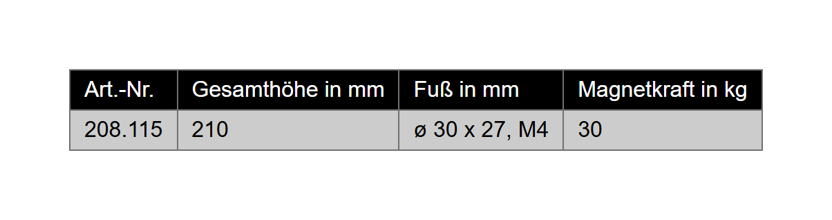 LED-Leuchte mit Magnet-Fuß