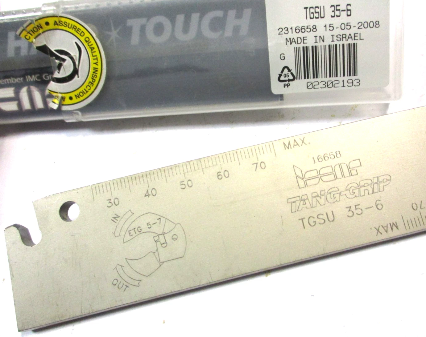 ISCAR WSP Stechschwert Stechhalter TGSU 35-6 Tang-Grip Neu D6171
