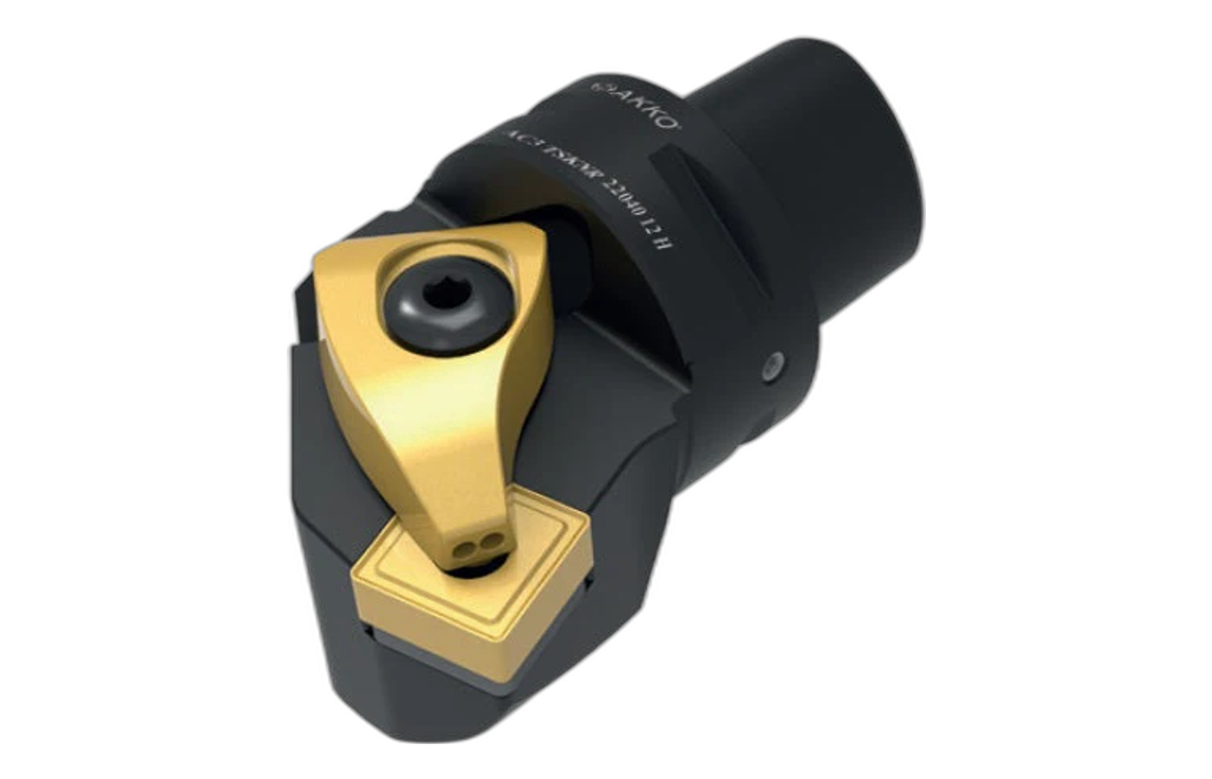 AC3 TSKNL/R 22040 12 H AKKO Monoblock-Drehhalter mit Polygonschaft, Schneidkopf kompatibel mit Capto 3