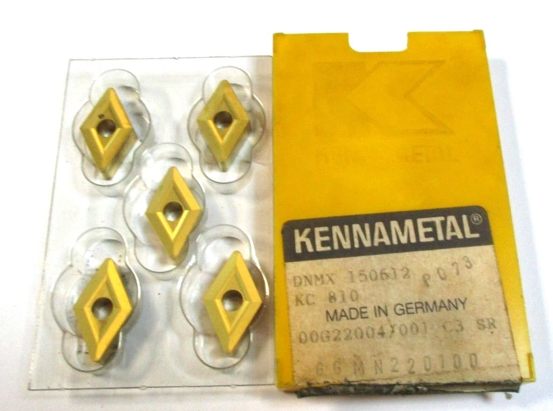 5 KENNAMETAL Wendeplatten zum Drehen DNMX 150612 KC810 Neu H25619