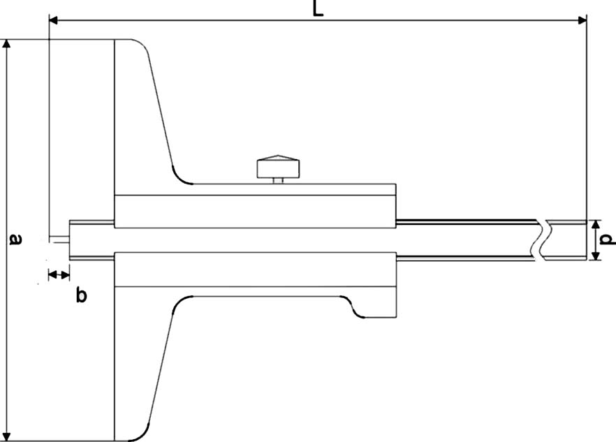 Tiefen-Messschieber - Mit Stiftspitze