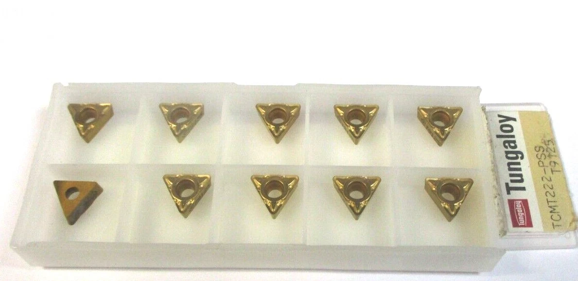 10 TUNGALOY Wendeplatten zum Drehen TCMT 110308 -PSS T9125 Neu H48029