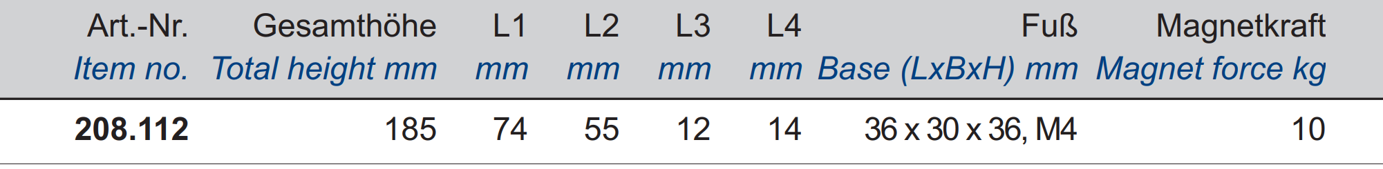 Klein-Magnet-Messstativ - Universal