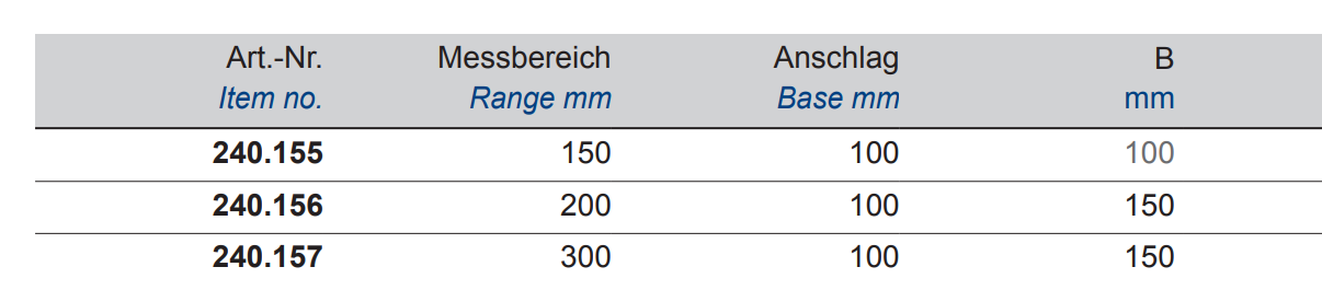 Digital-Anreiß-Messschieber