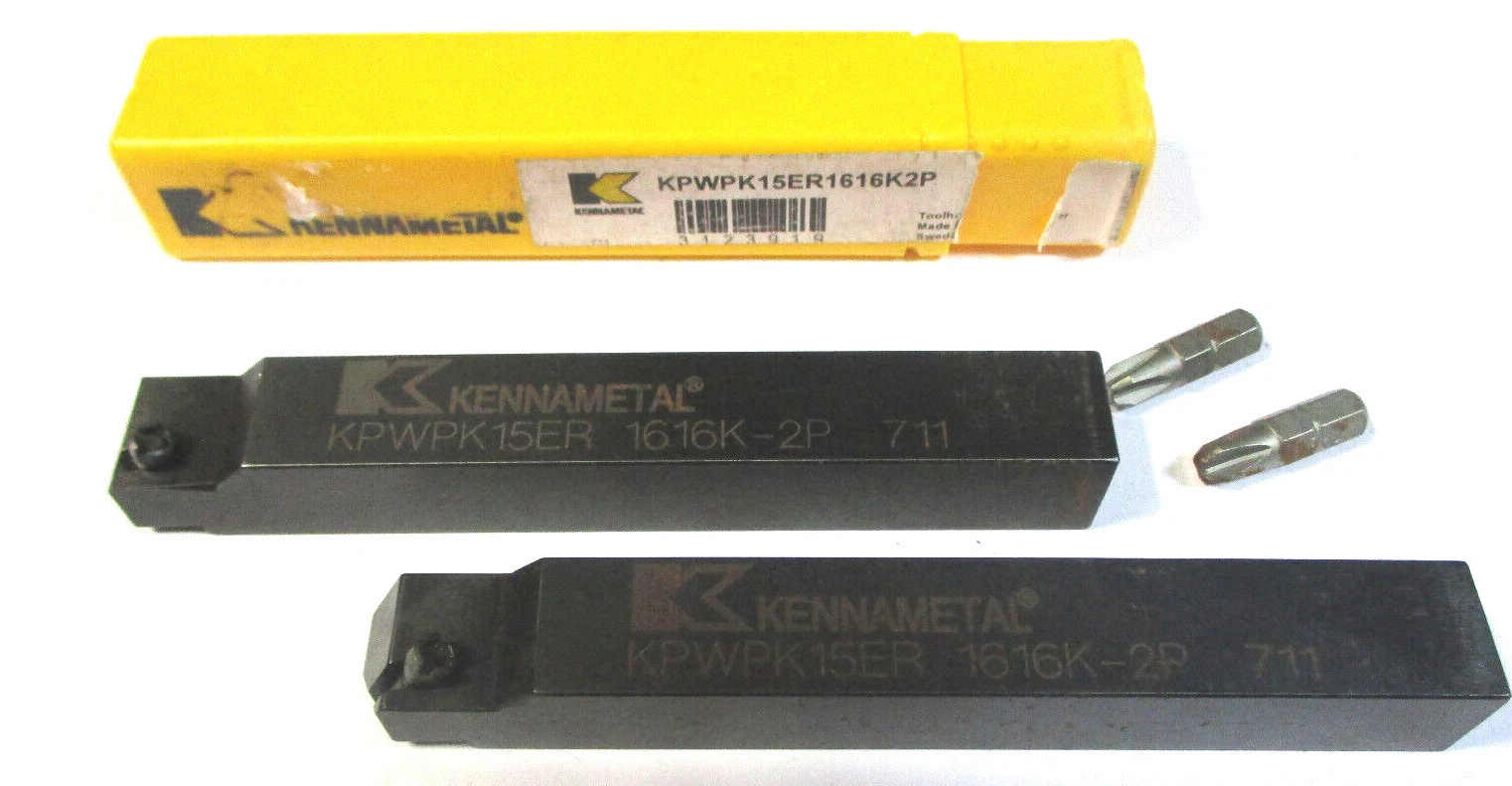 2x KENNAMETAL WSP Drehhalter KPWPK 15ER 1616 K2P Neu H48328