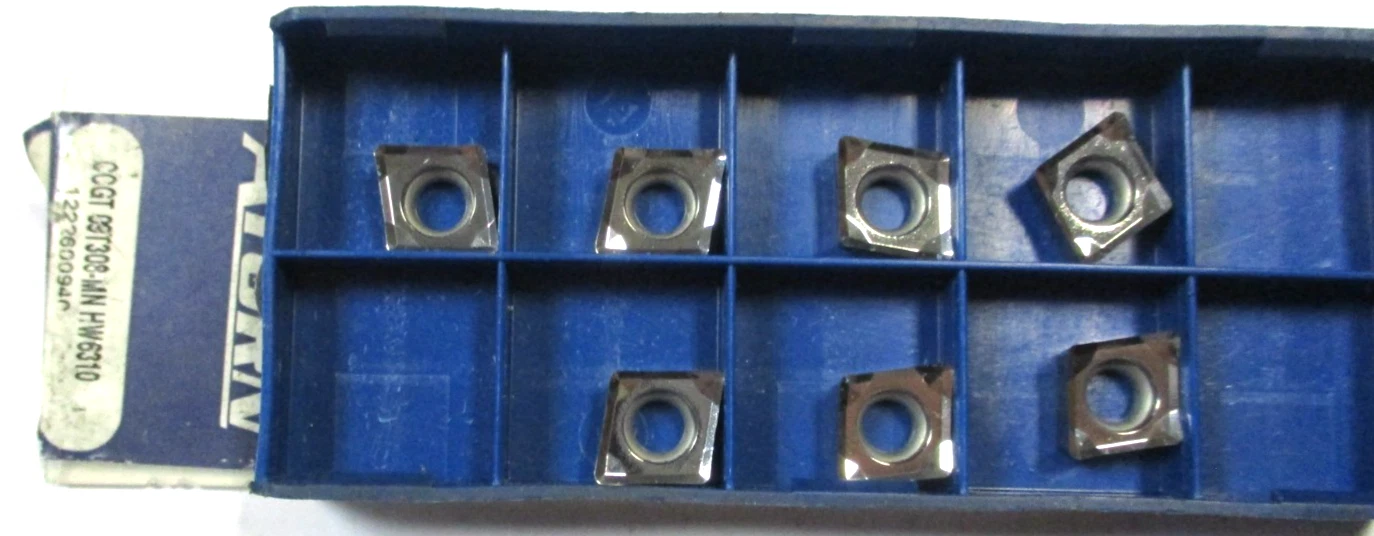 7 ATORN Wendeplatten zum Drehen CCGT 09T308 MN HW6310 Neu D6541