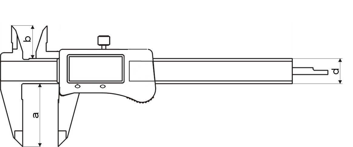 Digital-Taschen-Messschieber - ABSOLUT-SYSTEM - TOLERANZ-LED - IP54 Schutz