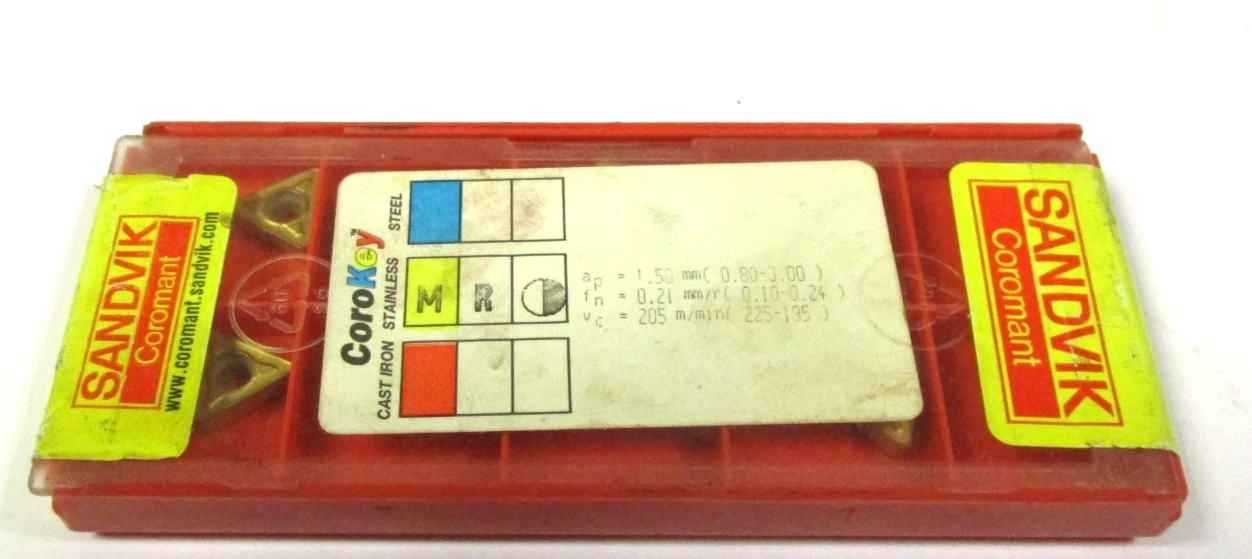 10 SANDVIK Wendeplatten zum Drehen TCMT 110308 MR 2025 M25 Neu H59595