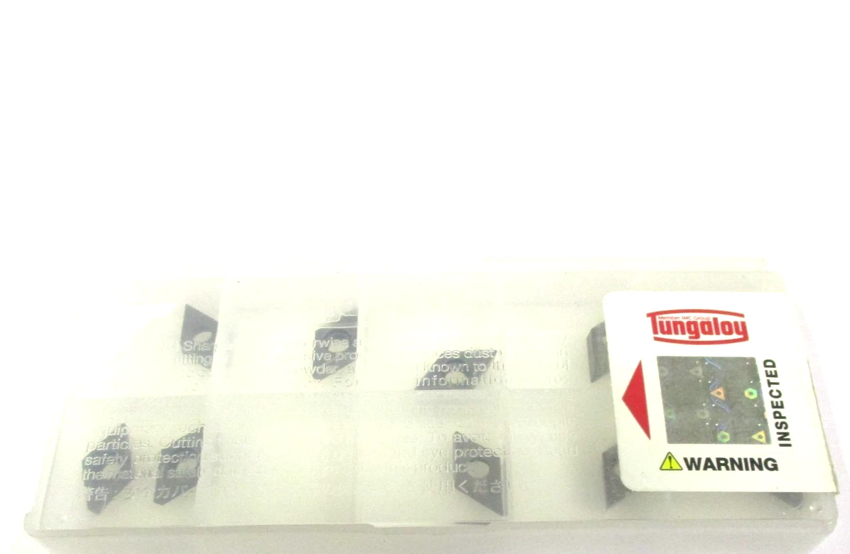 10 TUNGALOY Wendeplatten zum Drehen DCMT 070202 -24 NS9530 Neu H60911