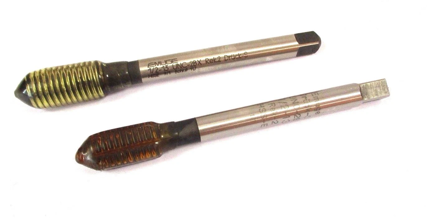 2x EMUGE Gewindeformer HSSE 1/2 - 13 UNC 2BX Rek.2 Neu H46541