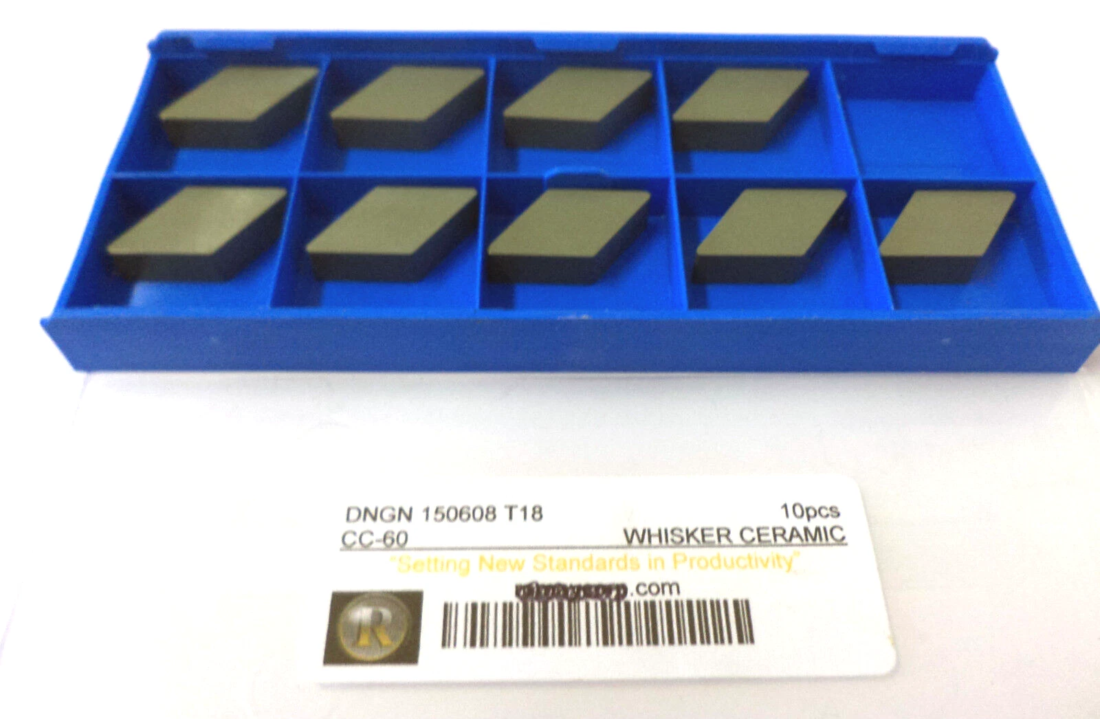 9 Whisker Ceramik Wendeplatten zum Drehen DNMG 150608 T18 CC60 H8379