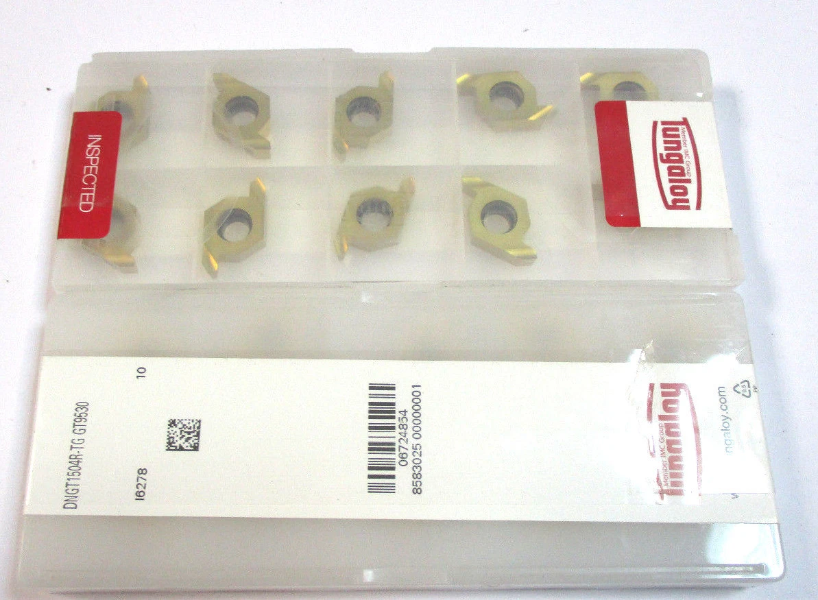 10 TUNGALOY Wendeplatten zum Drehen DNGT 1504 R-TG GT9530 Neu H47315