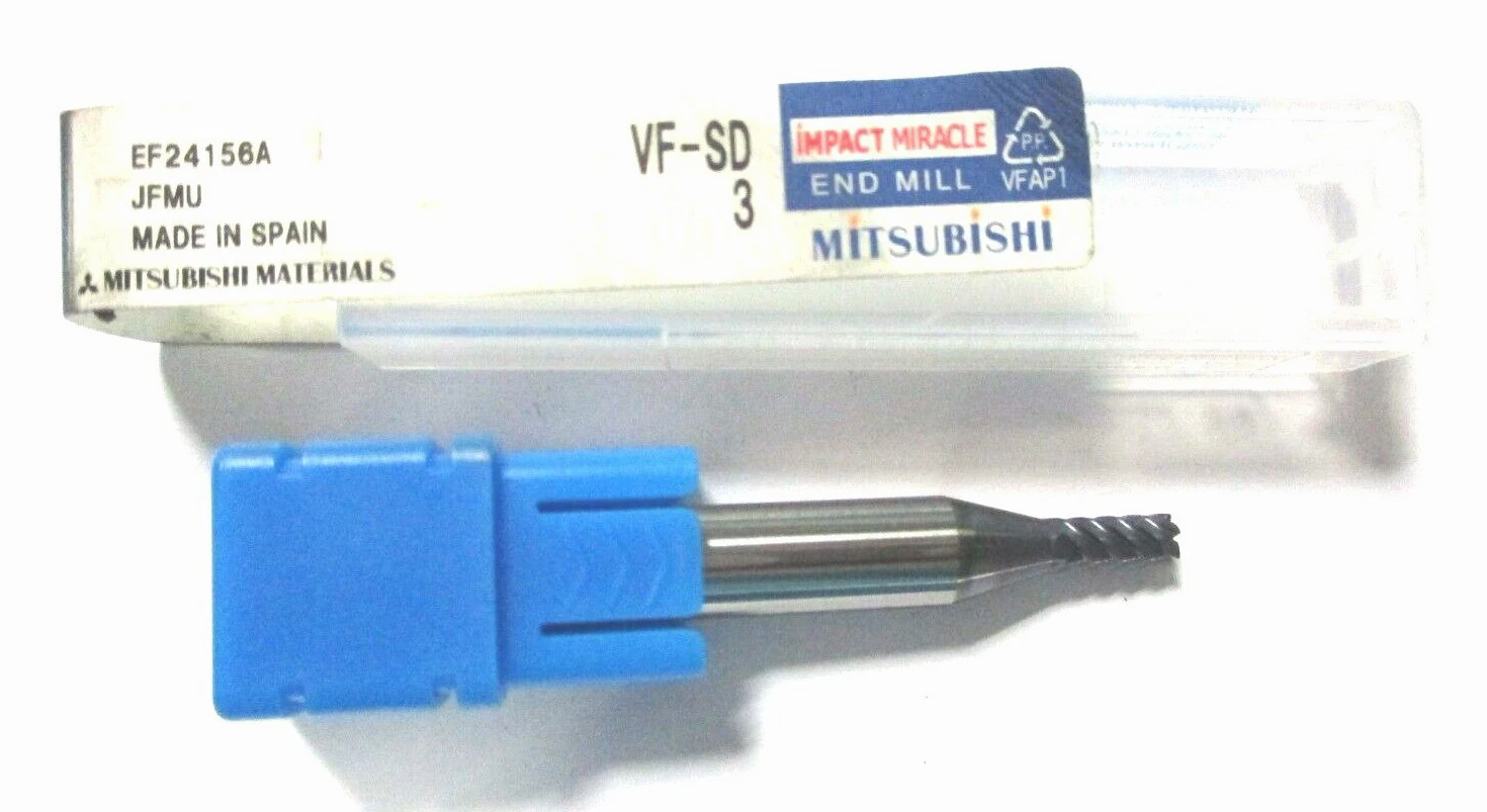 MITSUBISHI VHM Schaftfräser Ø3,0 Schaft - Ø6 VF-SD3 Neu A9309