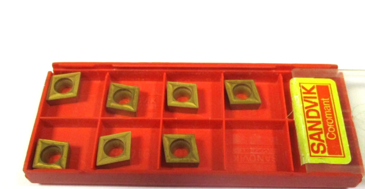 7 SANDVIK Wendeplatten zum Drehen CCMT 09T304 -UR 235 P45 M35 Neu H60615