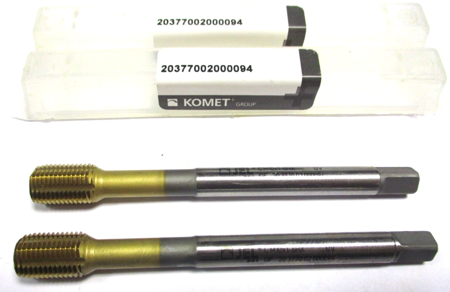 2x KOMET/JEL MOREX Gewindeformer HSS GF CM10 x1 6HX MOREX N TiN Neu D4939