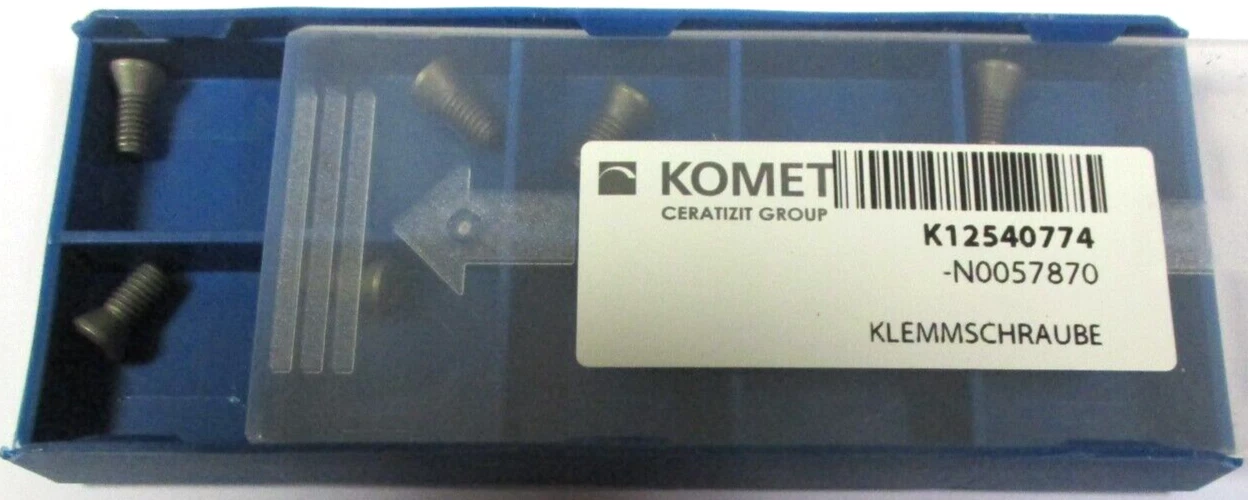 10 Stück KOMET / CERATIZIT Senkschraube Klemmschraube M3,5 x8,5 Schraube H57774