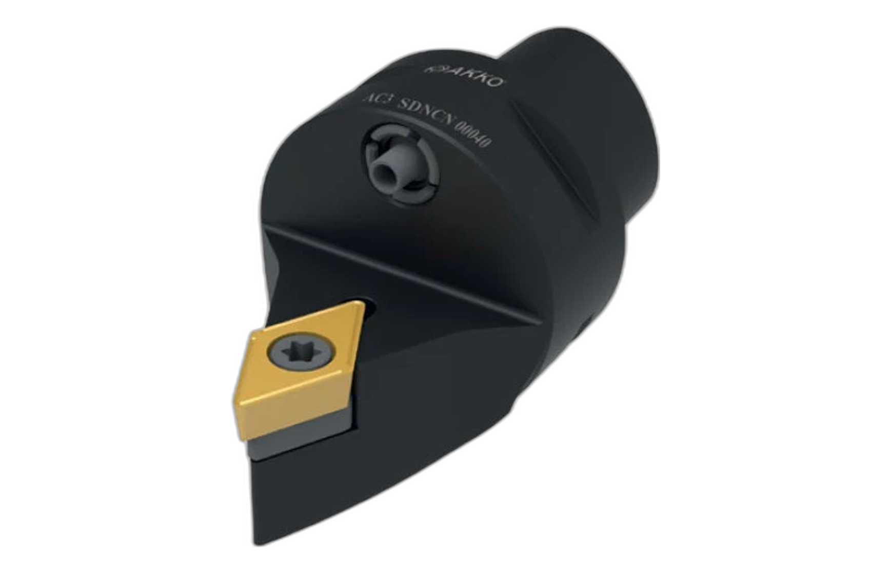 AC4 SDNCN 00050 11 AKKO Monoblock-Drehhalter neutralmit Polygonschaft, Schneidkopf kompatibel mit Capto 4