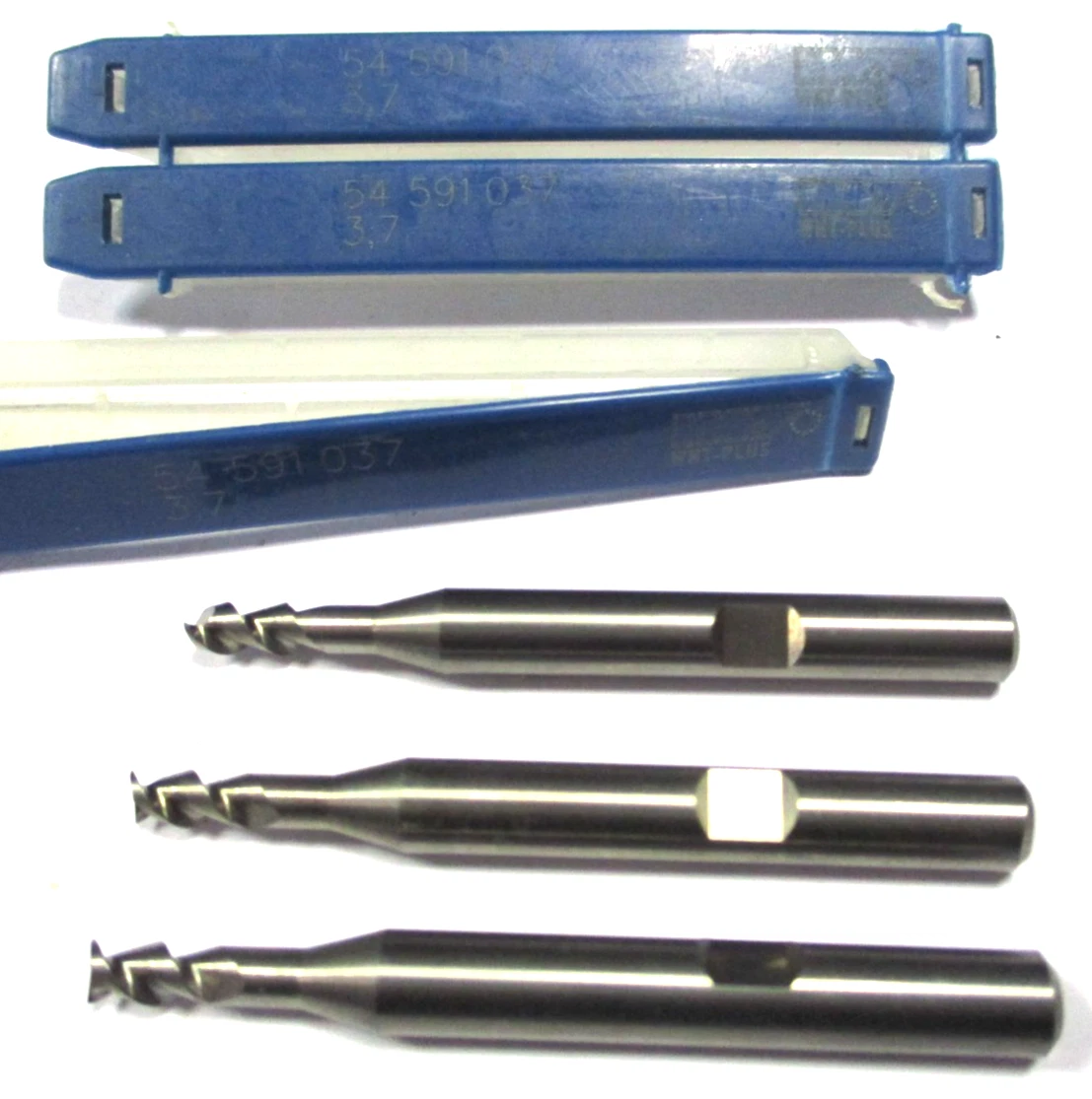 3x WNT VHM Schaftfräser Ø3,7 Z=2 SchaftØ6 HB Nr. 54 591 037 Neu D7238