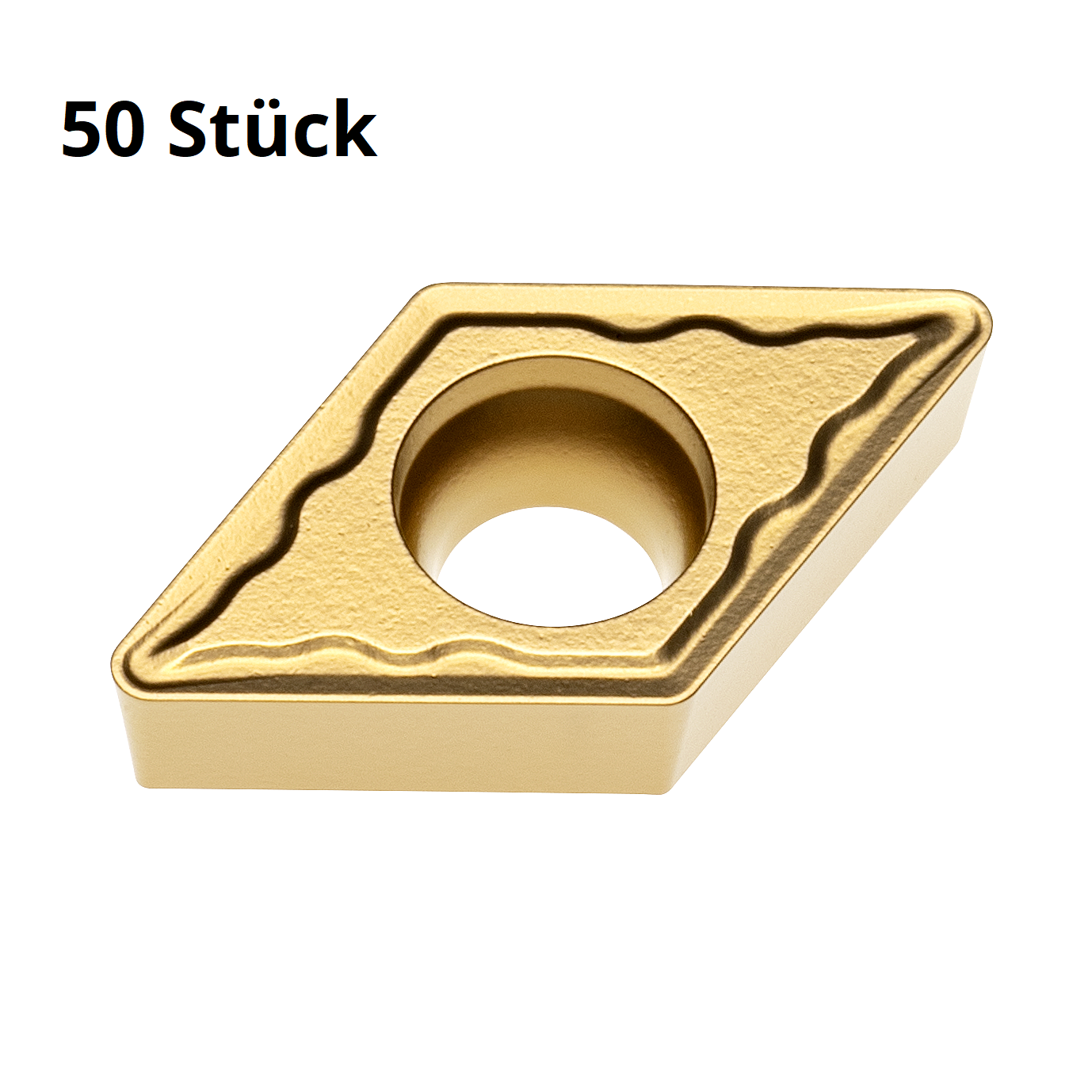 50 x DCMT 0702.. für Stahl oder VA
