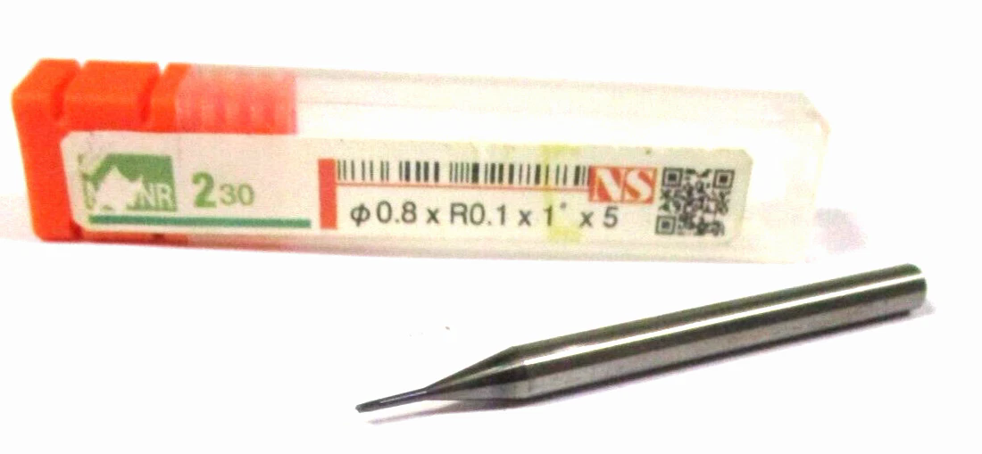 NS-Tool VHM Micro Torusfräser Ø0,8 R0,1 x1°x5 Neu H55067