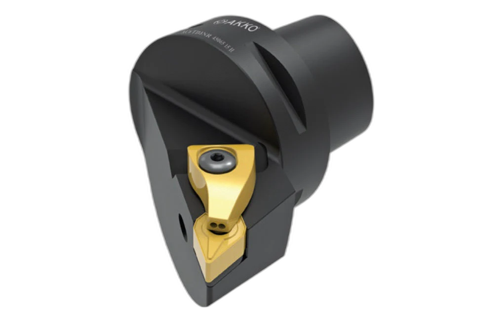 AC4 TDJNL/R 27060 15 H AKKO Monoblock-Drehhalter mit Polygonschaft, Schneidkopf kompatibel mit Capto 4