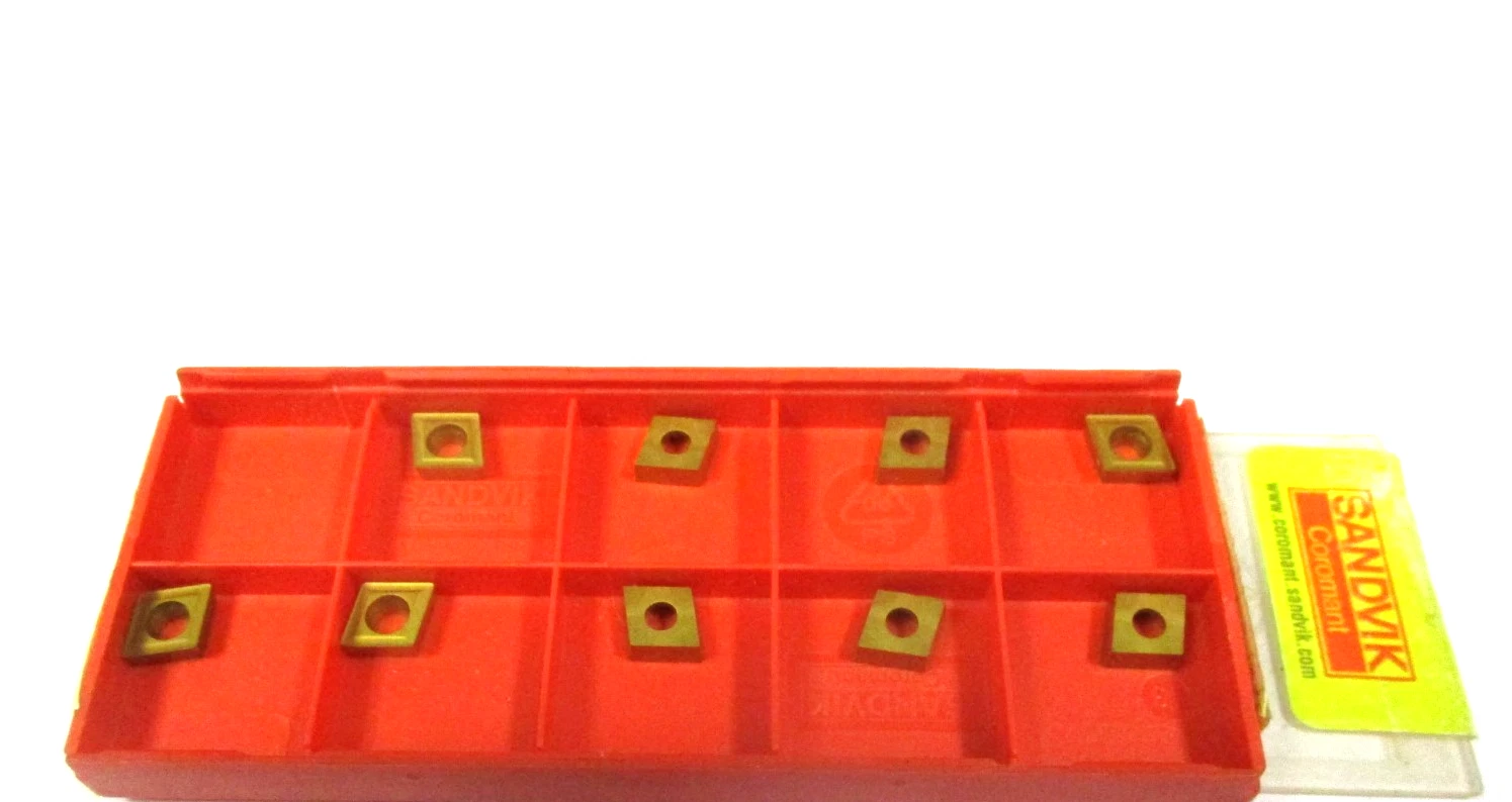 9 SANDVIK Wendeplatten zum Drehen CCMT 060204 -UR 235 P45 M35 Neu H60616