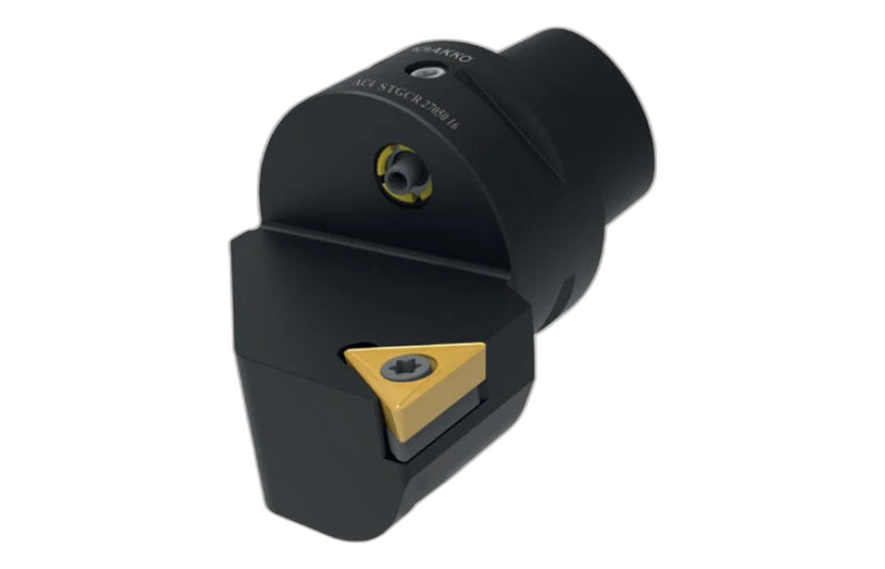 AC3 STGCL/R 22040 11 AKKO Monoblock-Drehhalter linksmit Polygonschaft, Schneidkopf kompatibel mit Capto 3