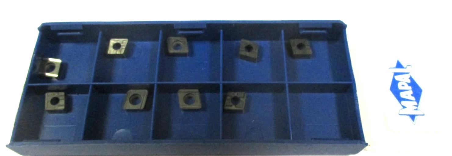 9 MAPAL Wendeplatten zum Drehen / Bohren CCXT 060208 F01L-1R HU615 Neu H60462