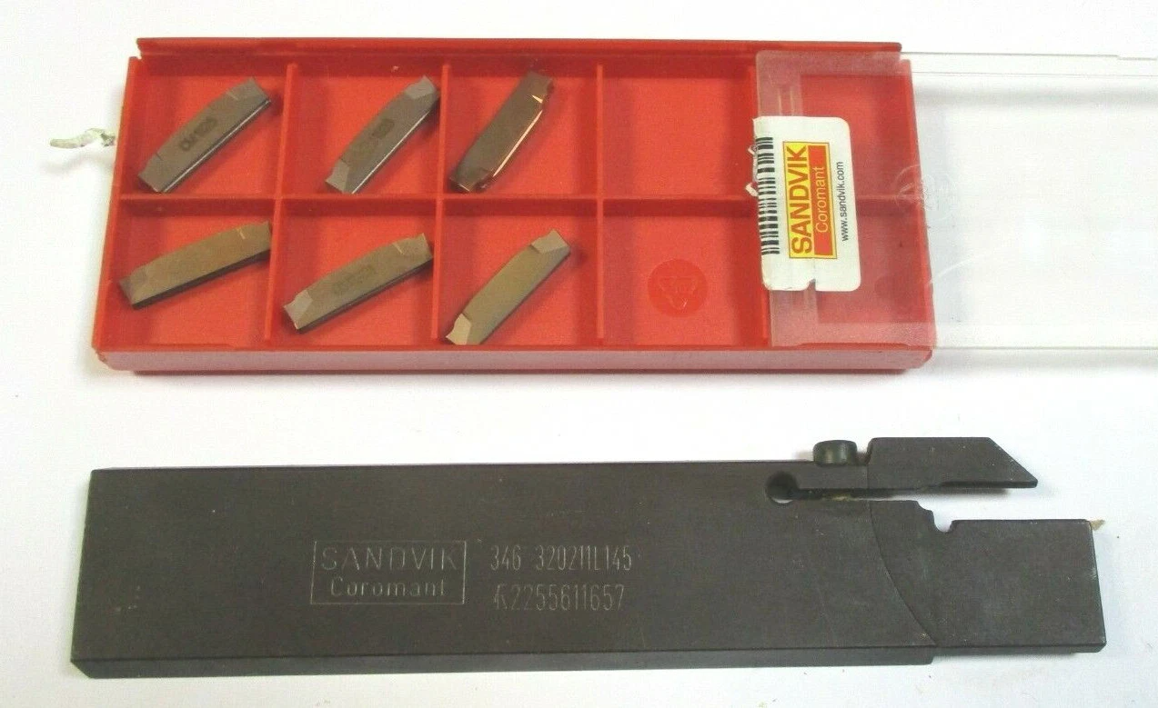 SANDVIK Stechschwert 32 mm 346.320211L145 Neu + 6 WSP N123H2-0400.. Neu H43270