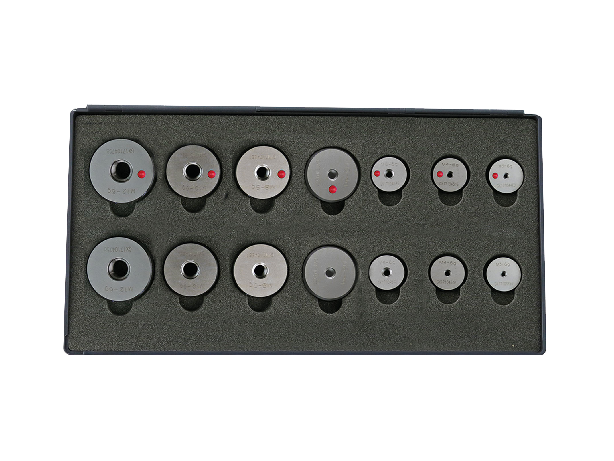 Set Gewindelehrringe GUT und AUSSCHUSS 6g - Metrisches Regelgewinde