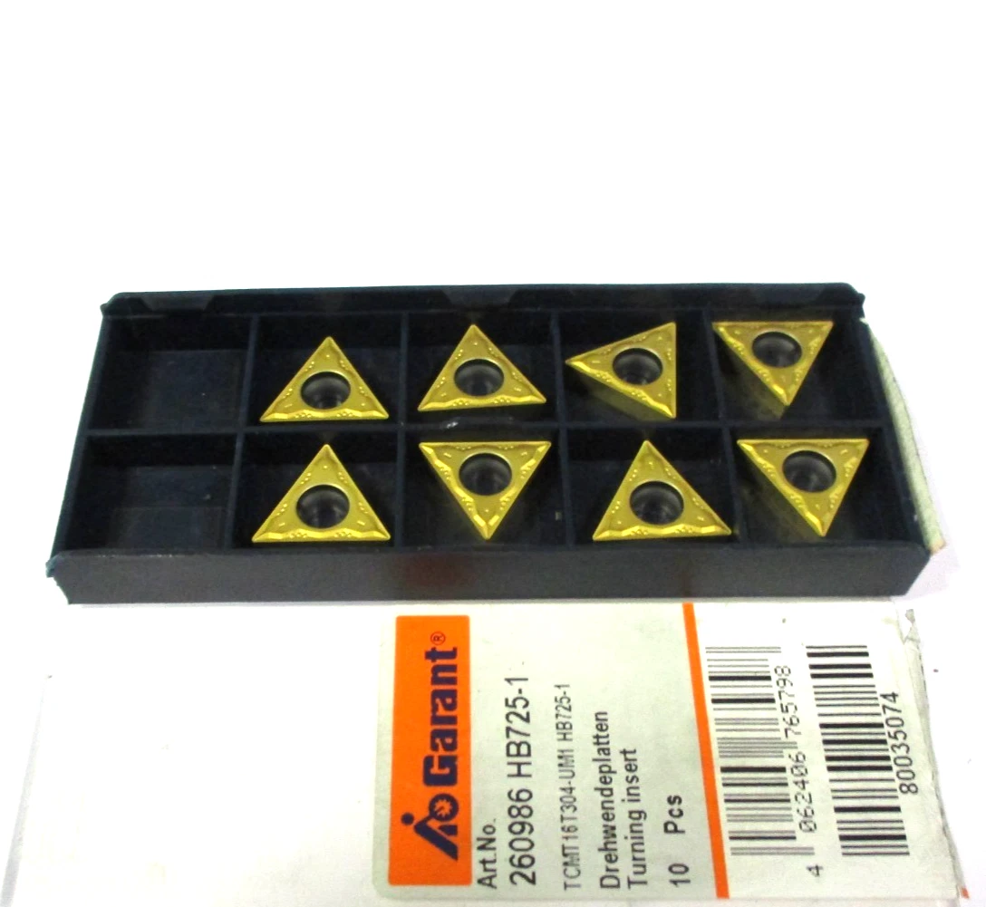 8 GARANT Wendeplatten TCMT 16T304 -UM1 HB725-1 260986 Neu H62027
