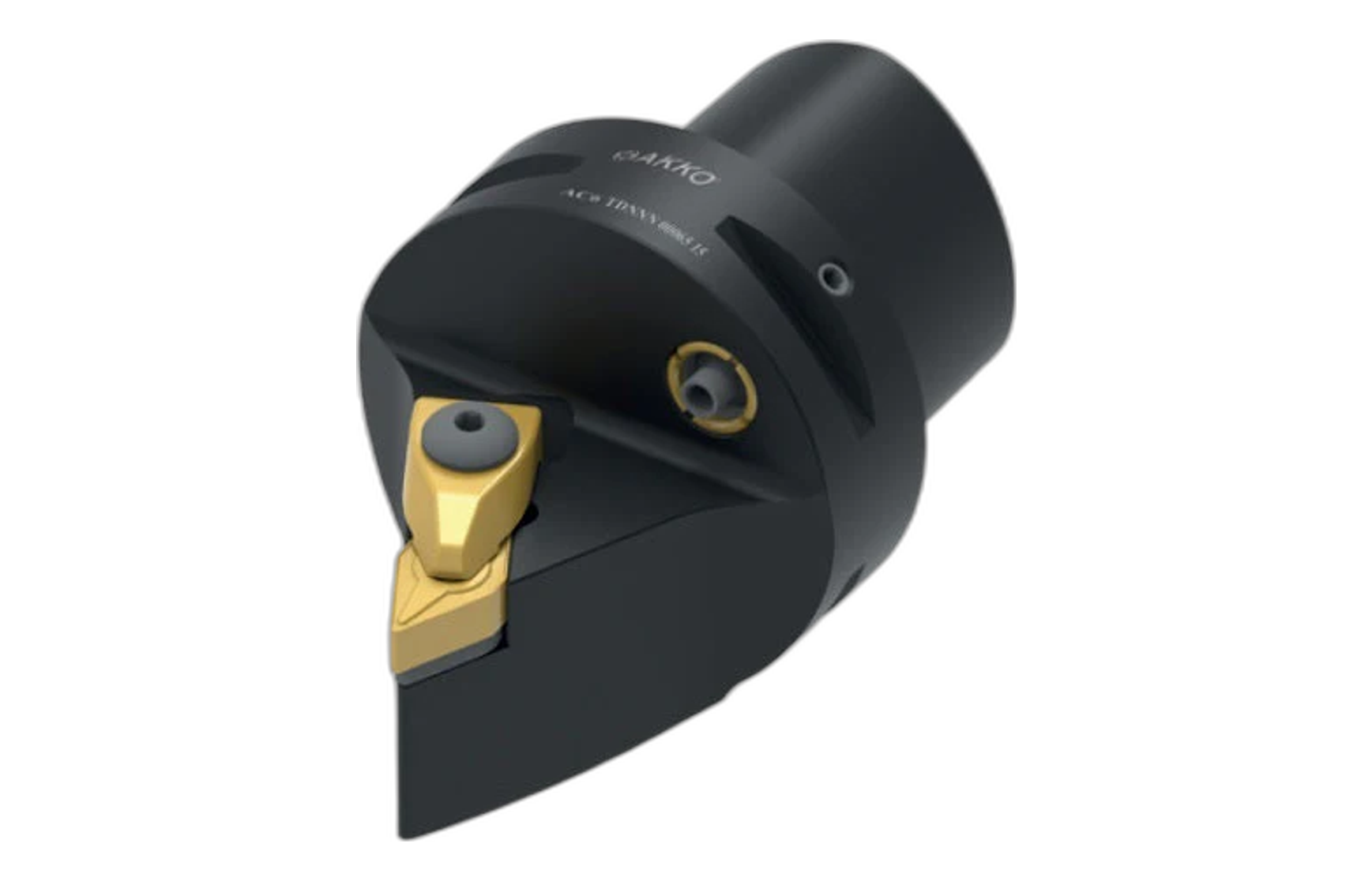 AC4 TDNNN 00055 15 H AKKO Monoblock-Drehhalter neutral mit Polygonschaft, Schneidkopf kompatibel mit Capto 4
