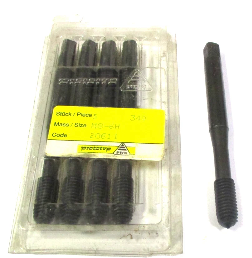 5 PROTOTYP Gewindeformer HSSE M8 6H 20611 BØ7,4 Neu H58490