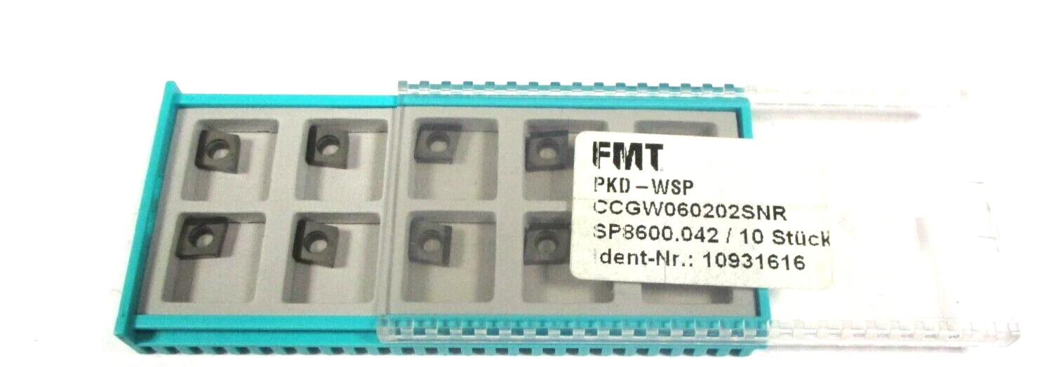 10 NEHER PKD Wendeplatten zum Drehen CCGW 060202 SNR SP8600.042 Neu H50427