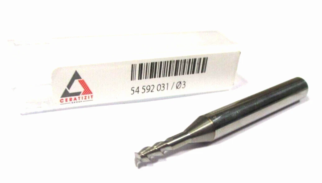 CERATIZIT VHM Schaftfräser für ALU Ø3 x7/13x55 Z2 54 592 031 TH58341