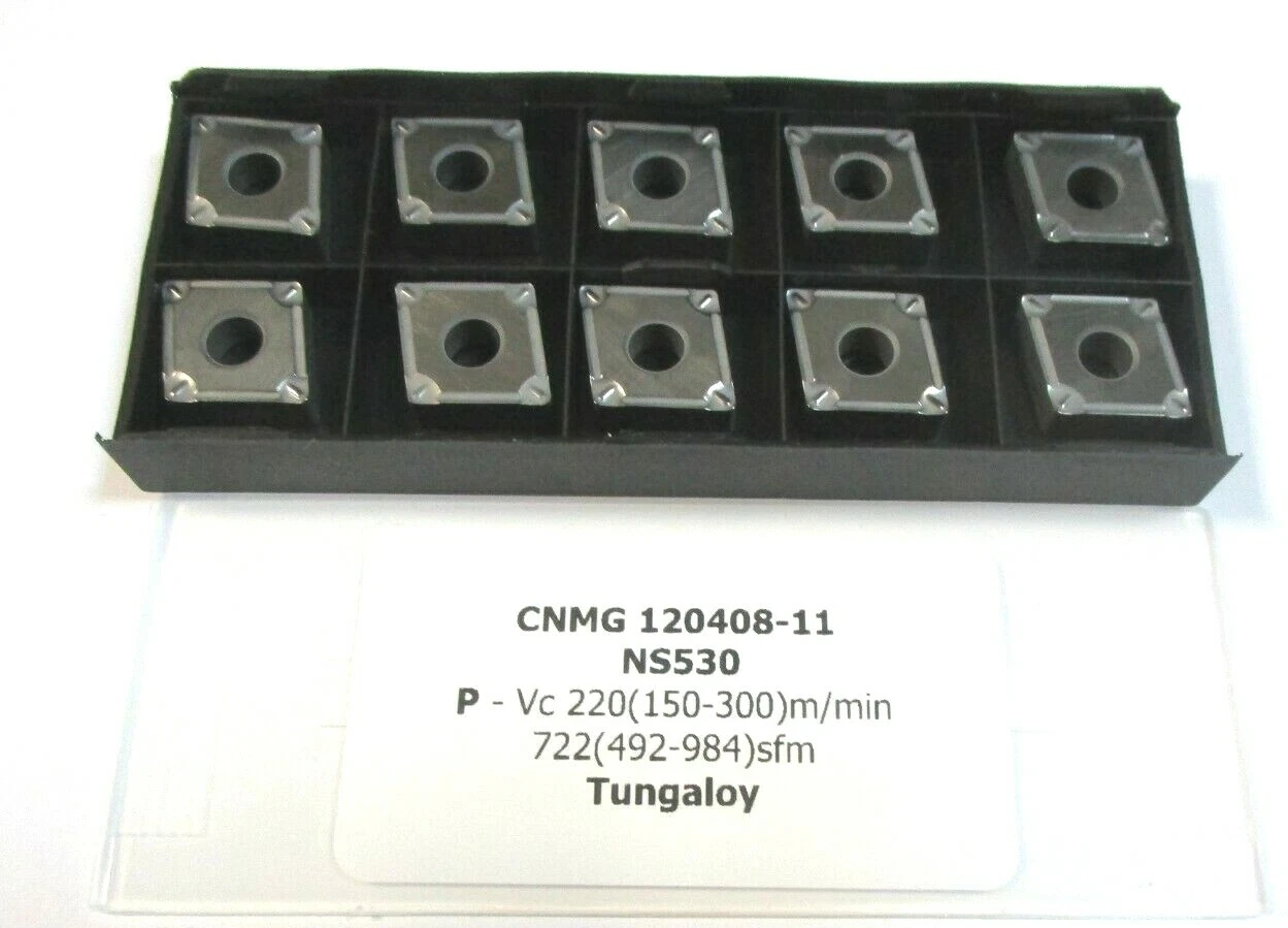 10 TUNGALOY Wendeplatten zum Drehen CNMG 120408-11 NS530 Cermet P20M20K10 L27328