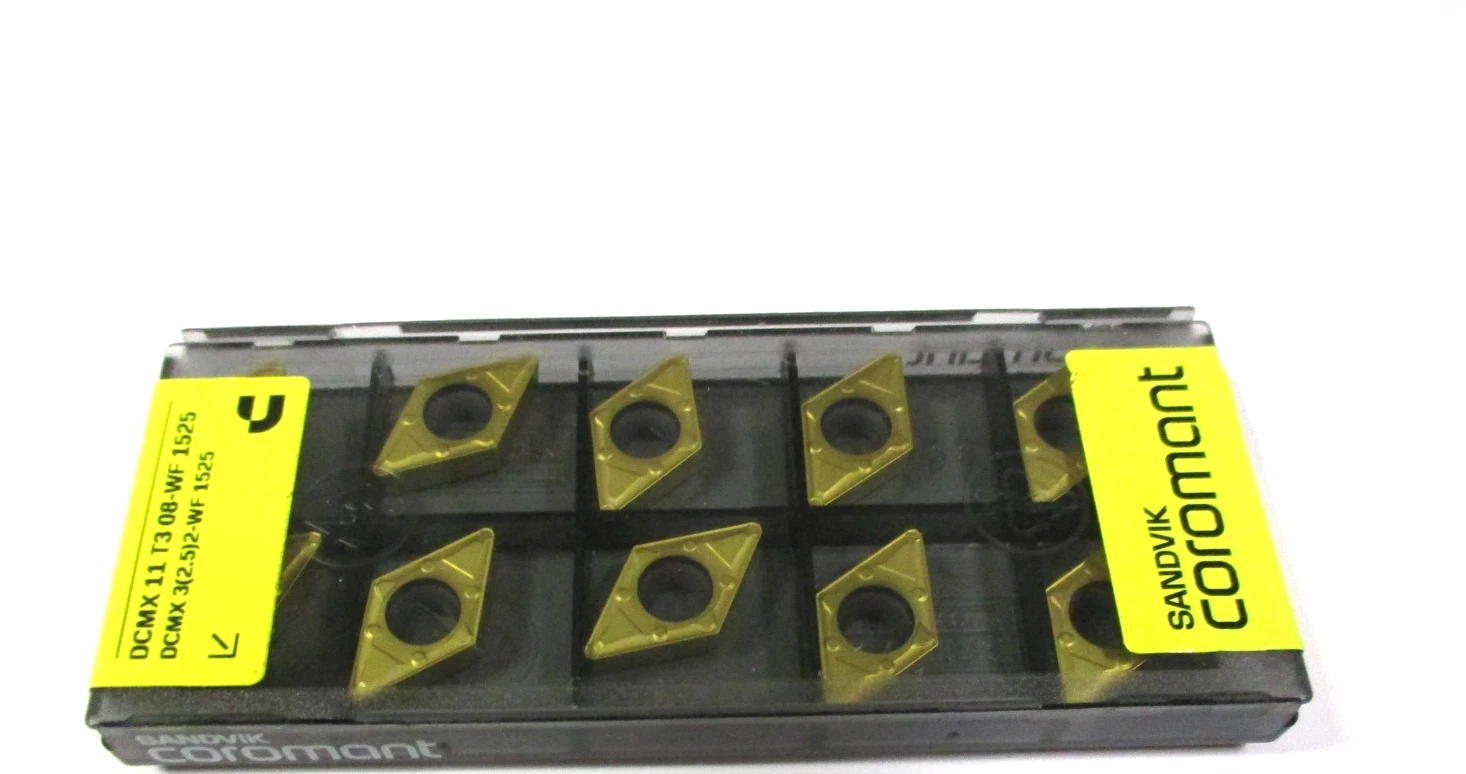 10 SANDVIK Wendeplatten zum Drehen DCMX 1T38 -WF 1525 Neu H62533