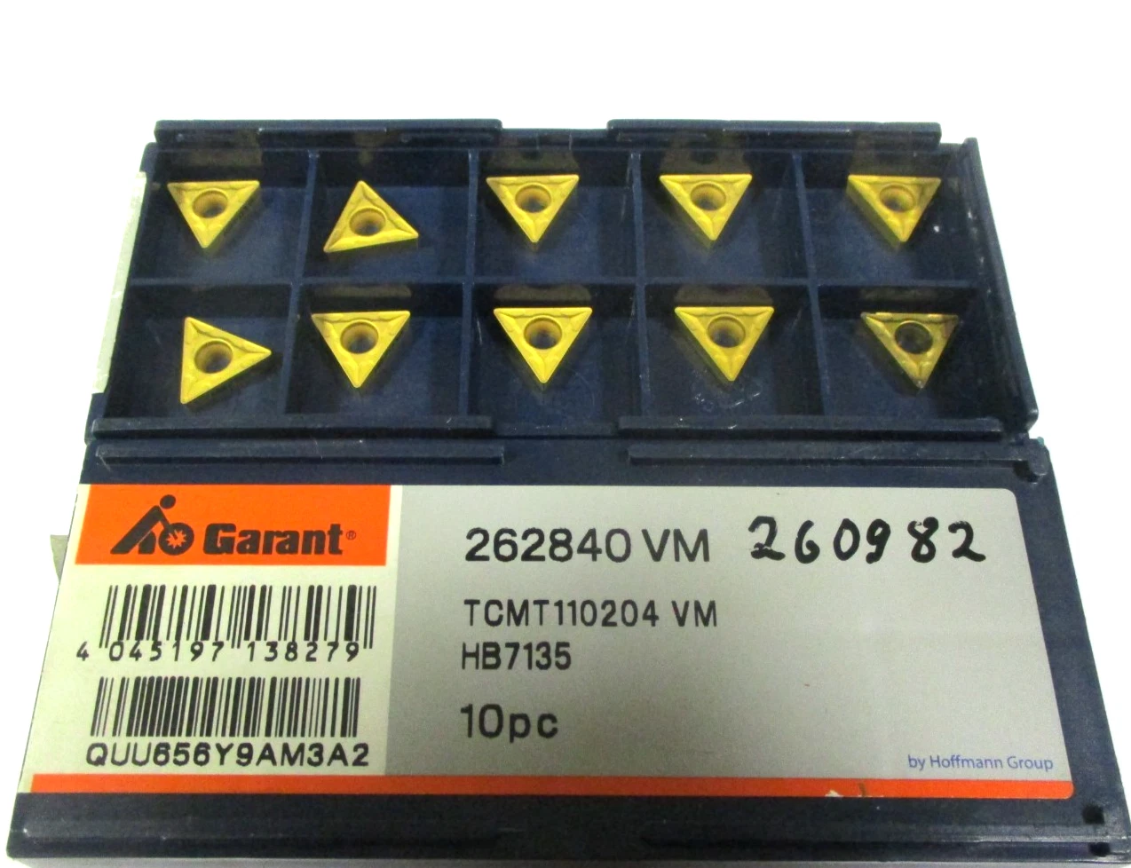 10 GARANT Wendeplatten zum Drehen TCMT 110204 VM HB7135 Neu H59772