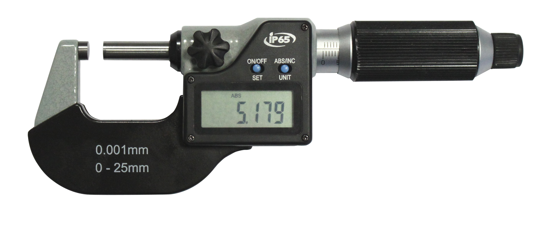 Digital-Bügelmessschrauben DIN 863 - IP 65  - mit Friktionsratsche