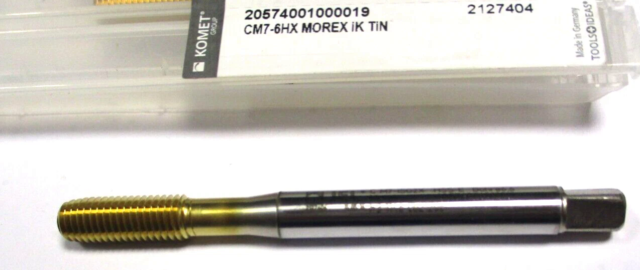 KOMET/JEL MOREX Gewindeformer HSS CM7 -6HX MOREX IK TiN Neu D4940