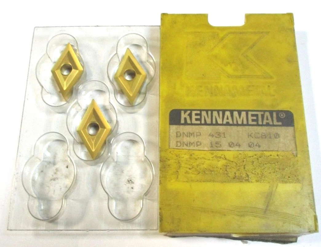 3 KENNAMETAL Wendeplatten zum Drehen DNMP 150404 KC810 Neu H25618