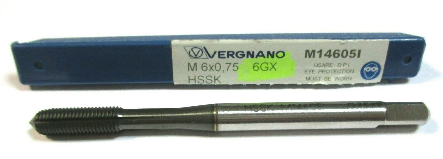 VERGNANO Gewindeformer HSSK M6 x 0,75 gGX M14605I Neu H28952