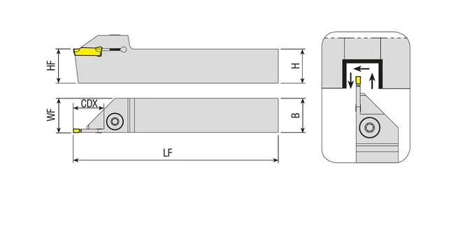 Außen - Stechhalter ADKT-KG 