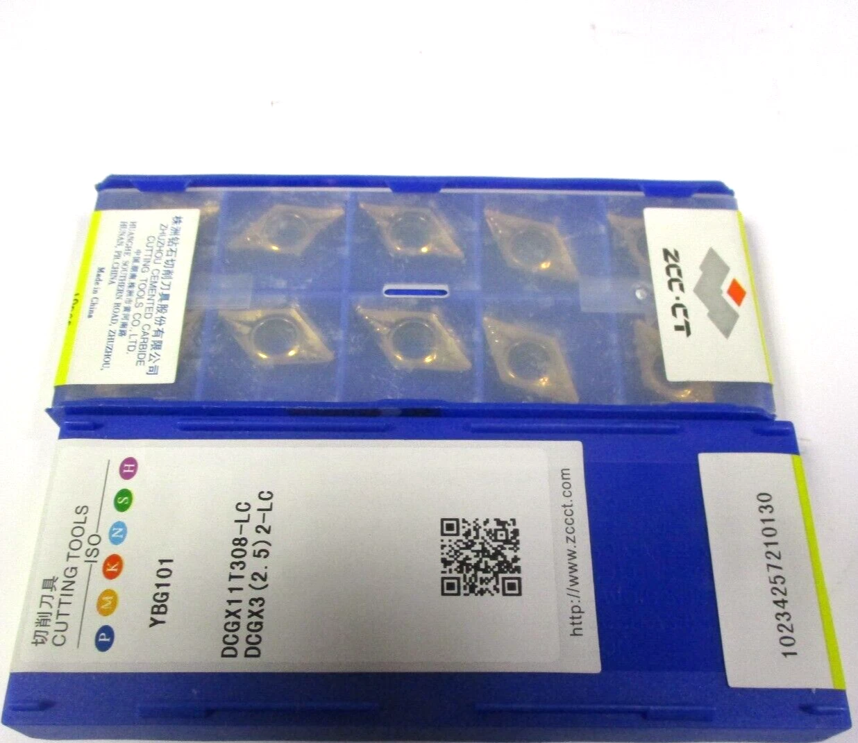 10 ZCC-CT Wendeplatten zum Drehen DCGX 11T308 -LC YBG101 für ALU Neu H57414