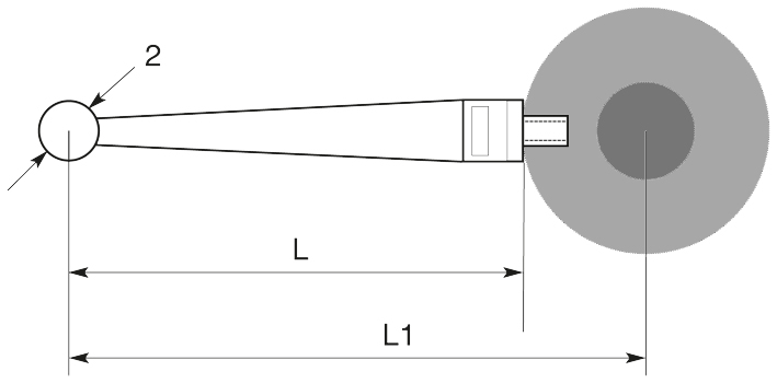 Langer Ersatz-Taster für Fühlhebelmessgerät