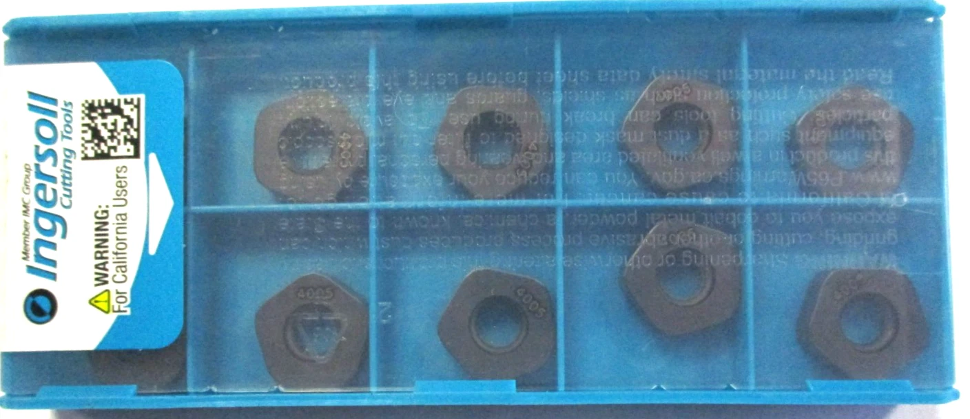 10 INGERSOLL Wendeplatten zum Fräsen PNCQ 0804ZNTN J IN4005 Neu D7088