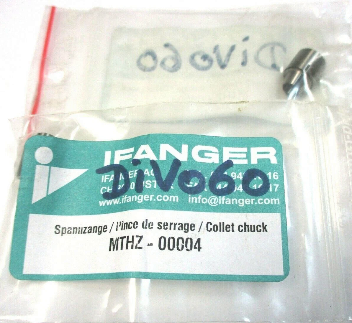 2x IFANGER Spannzange MTHZ-00004 Neu A6571